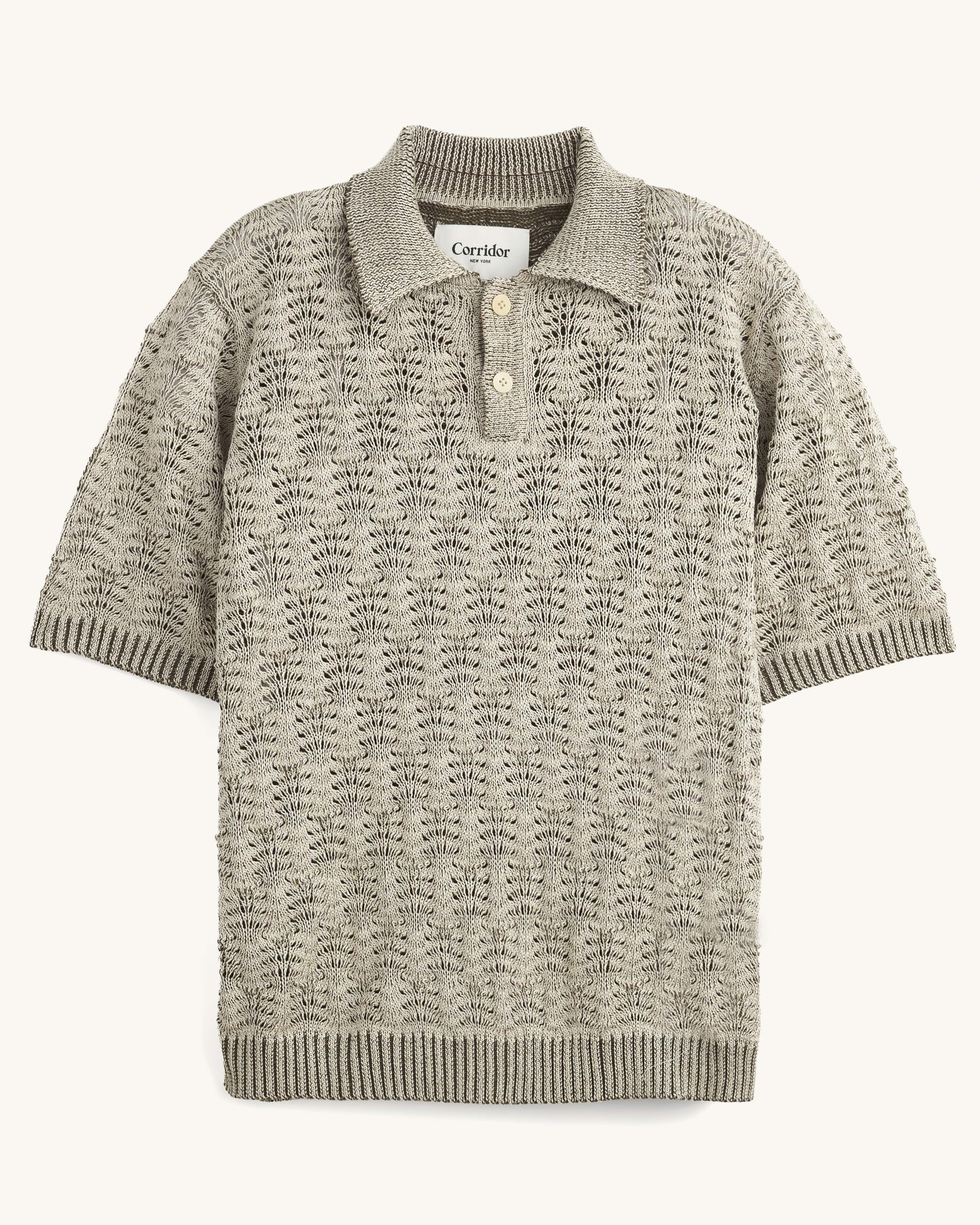 Cable Lace Polo