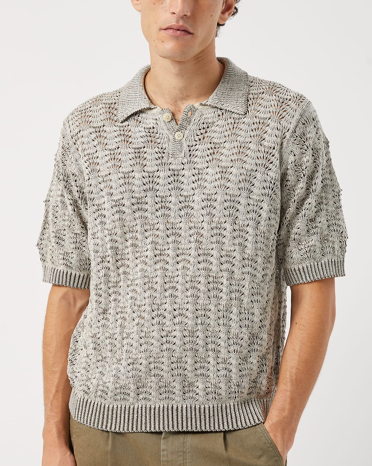 Cable Lace Polo - Image 2