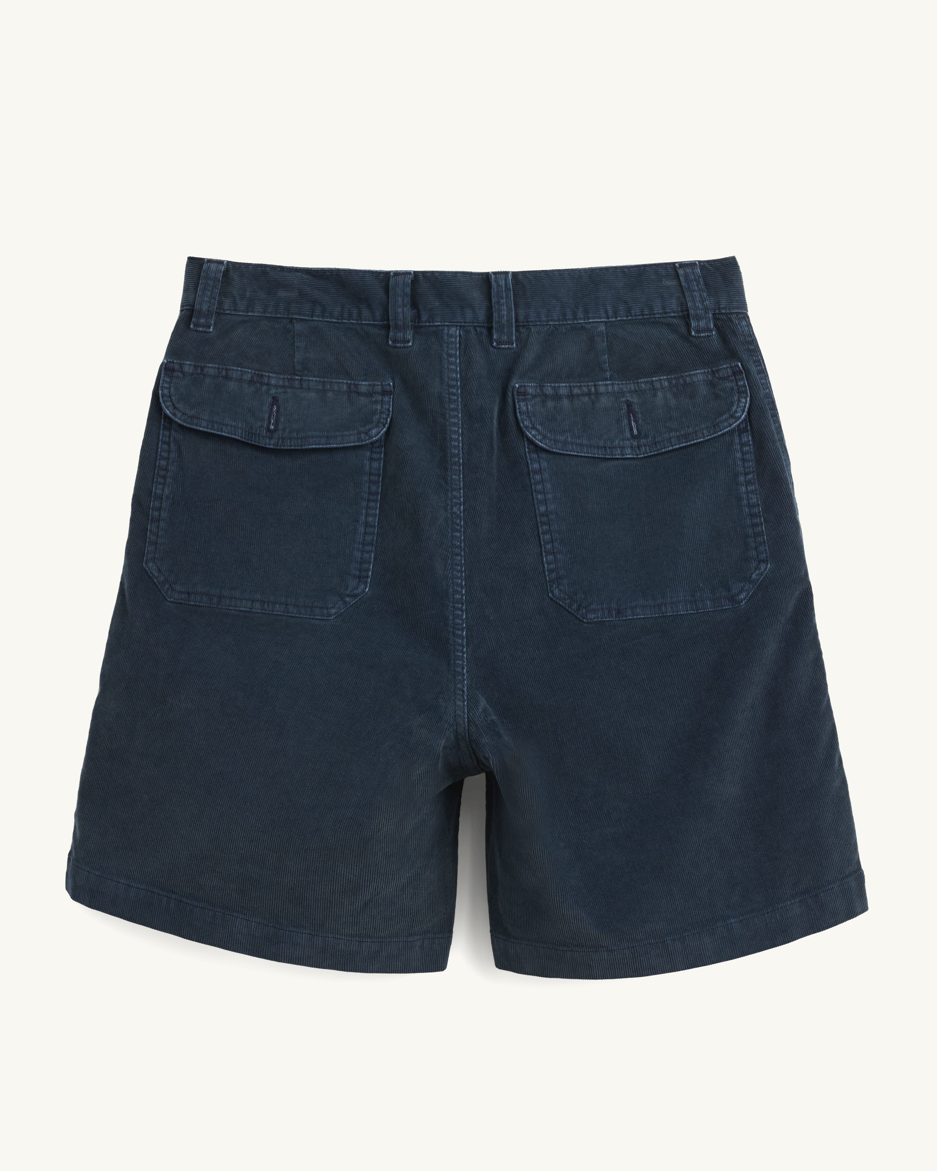 Cord Camp Shorts - Navy - Image 3