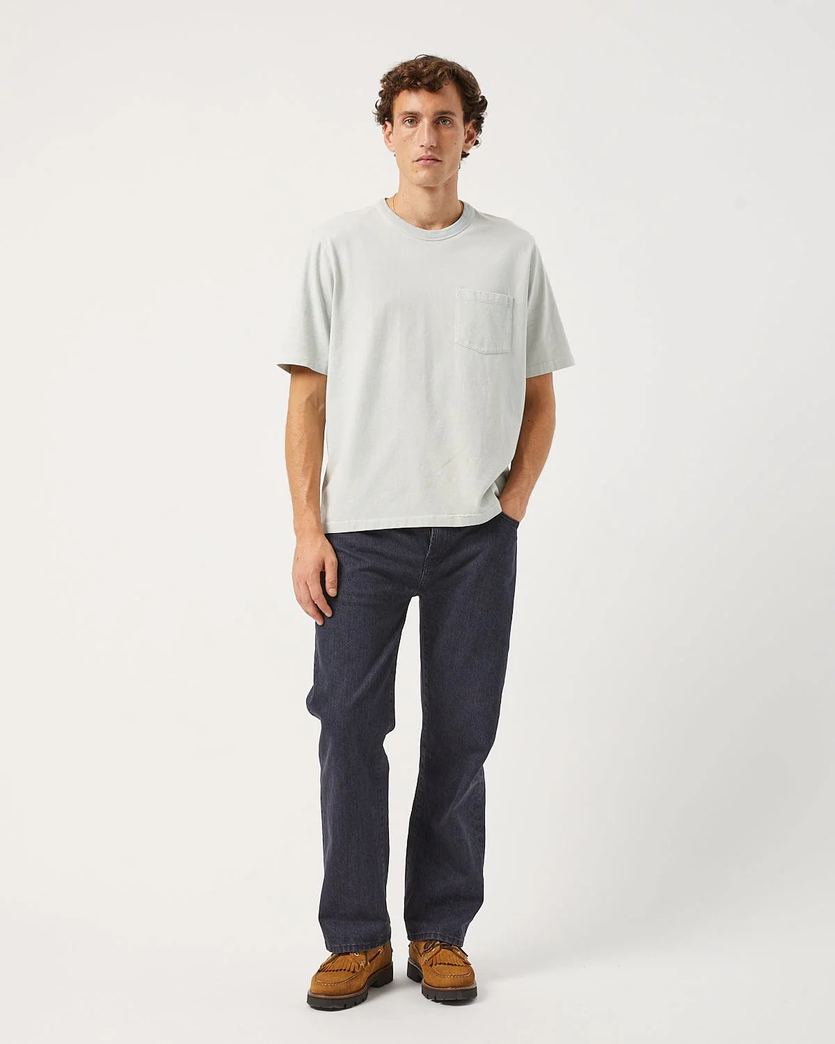 Garment Dye Tee - Light Blue - Image 2