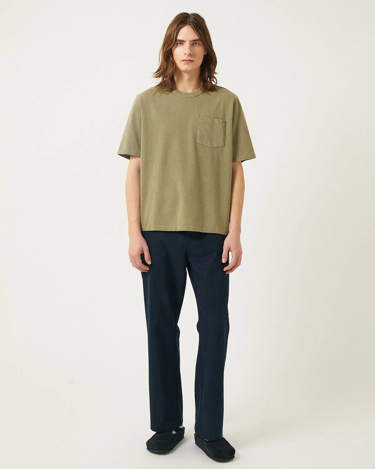Garment Dye Tee - Olive - Image 2