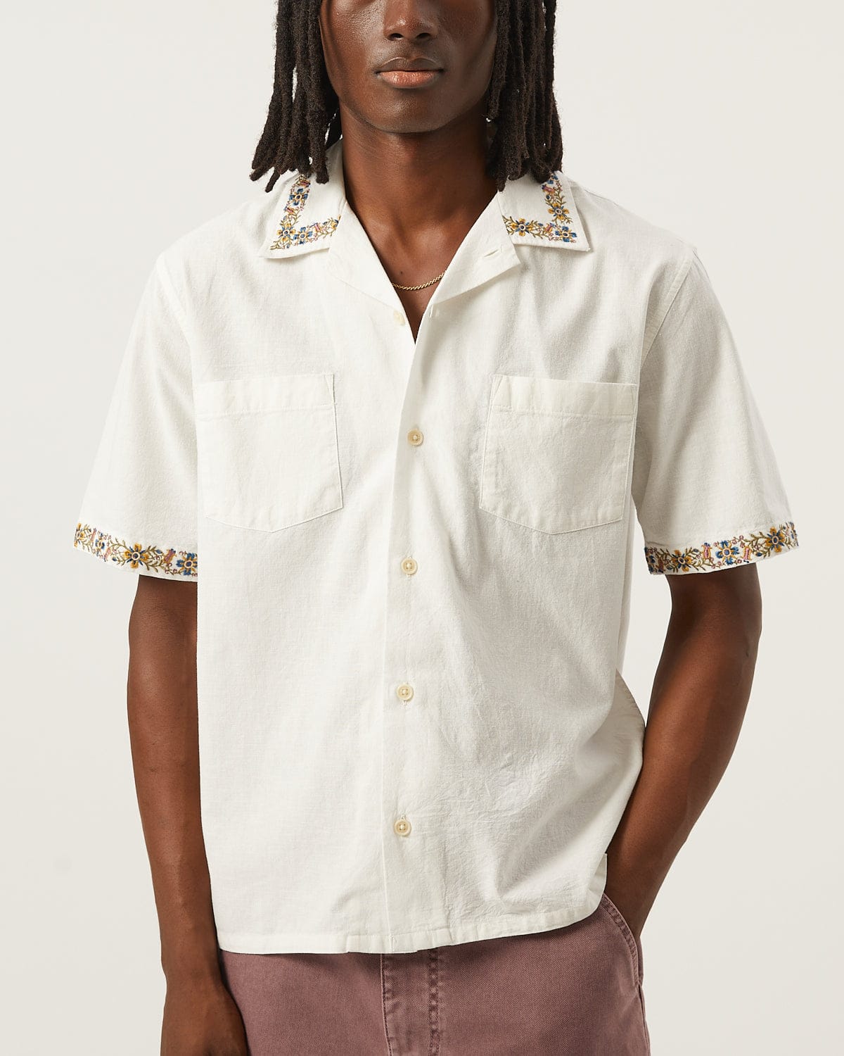 Harmony Embroidered SS - White - Image 2