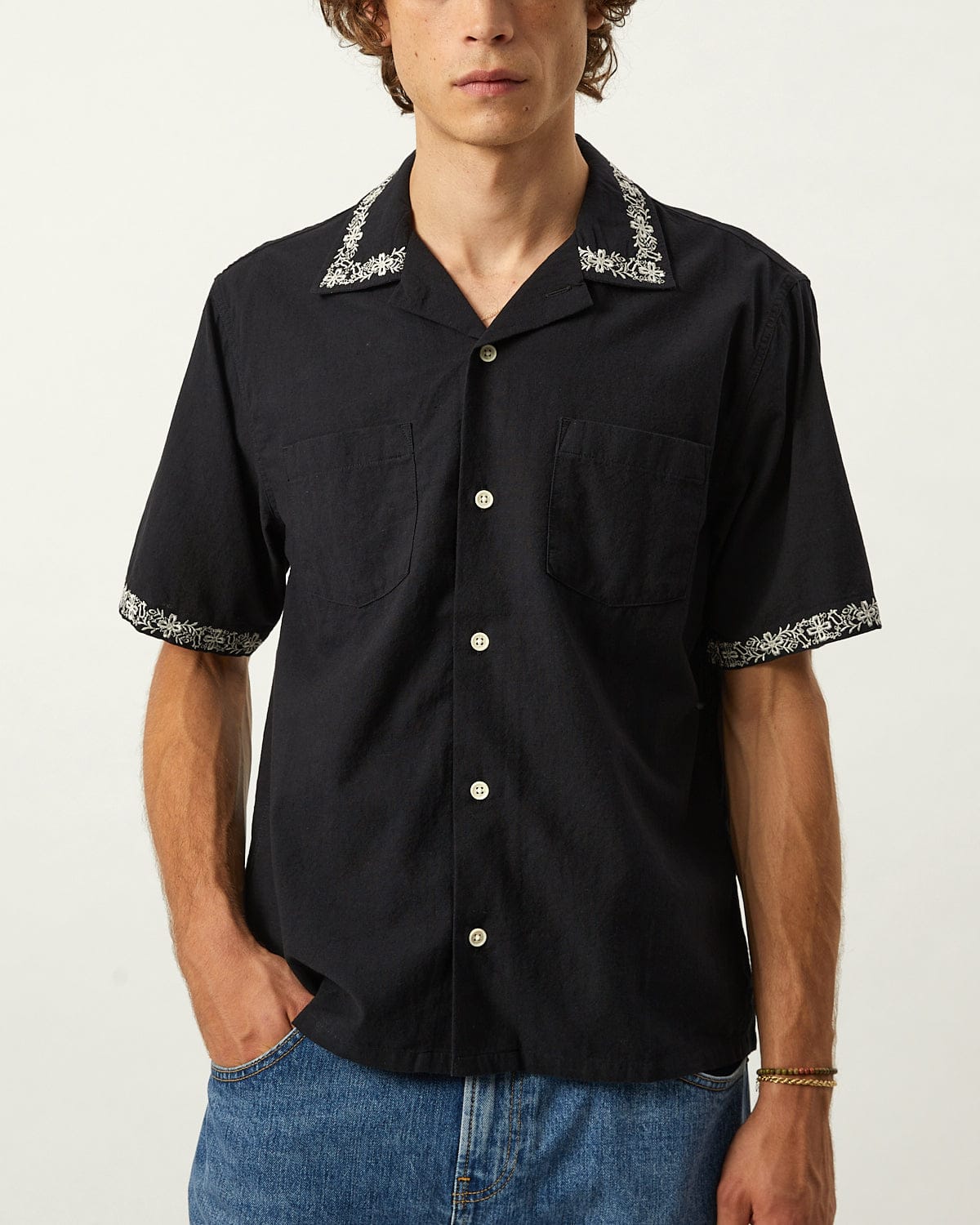 Harmony Embroidered SS - Black - Image 2