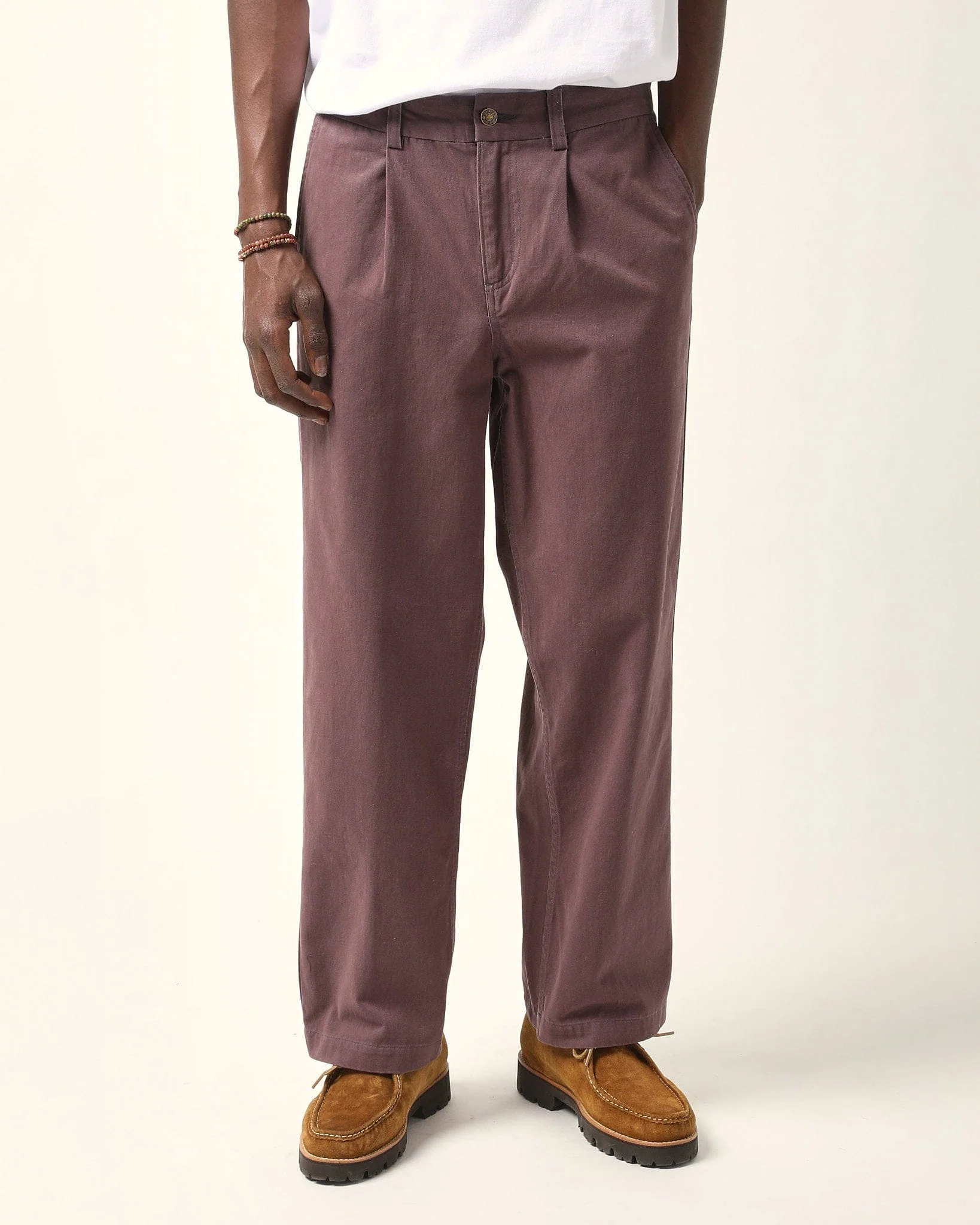 Heavy Twill Trouser - Purple - Image 2