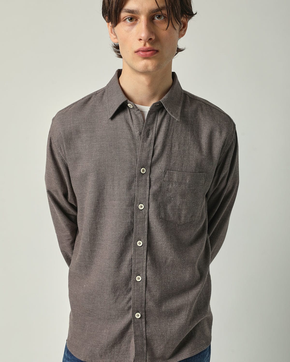 Lyocell Flannel LS - Camel - Image 3