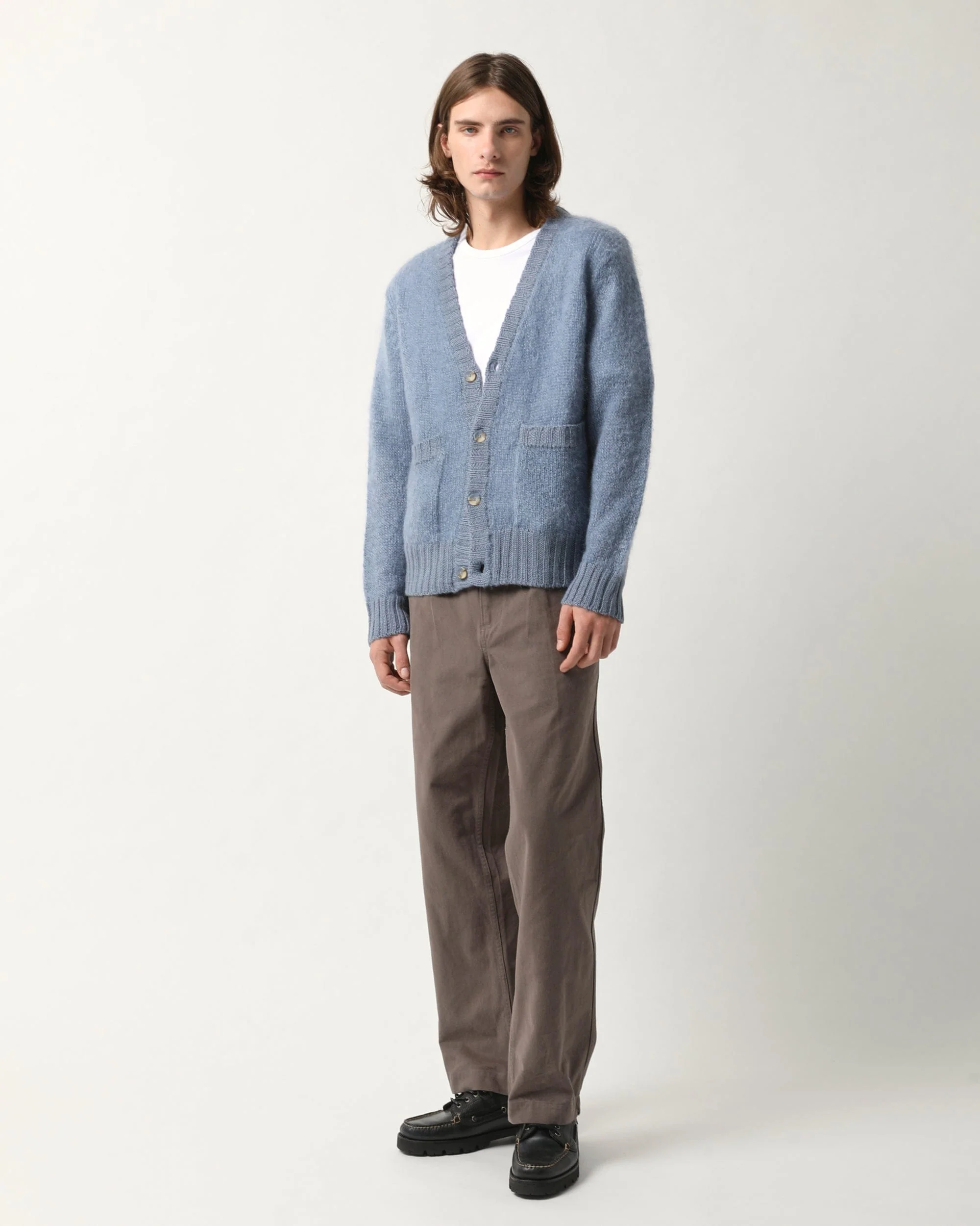 Mohair Cardigan - Blue - Image 2