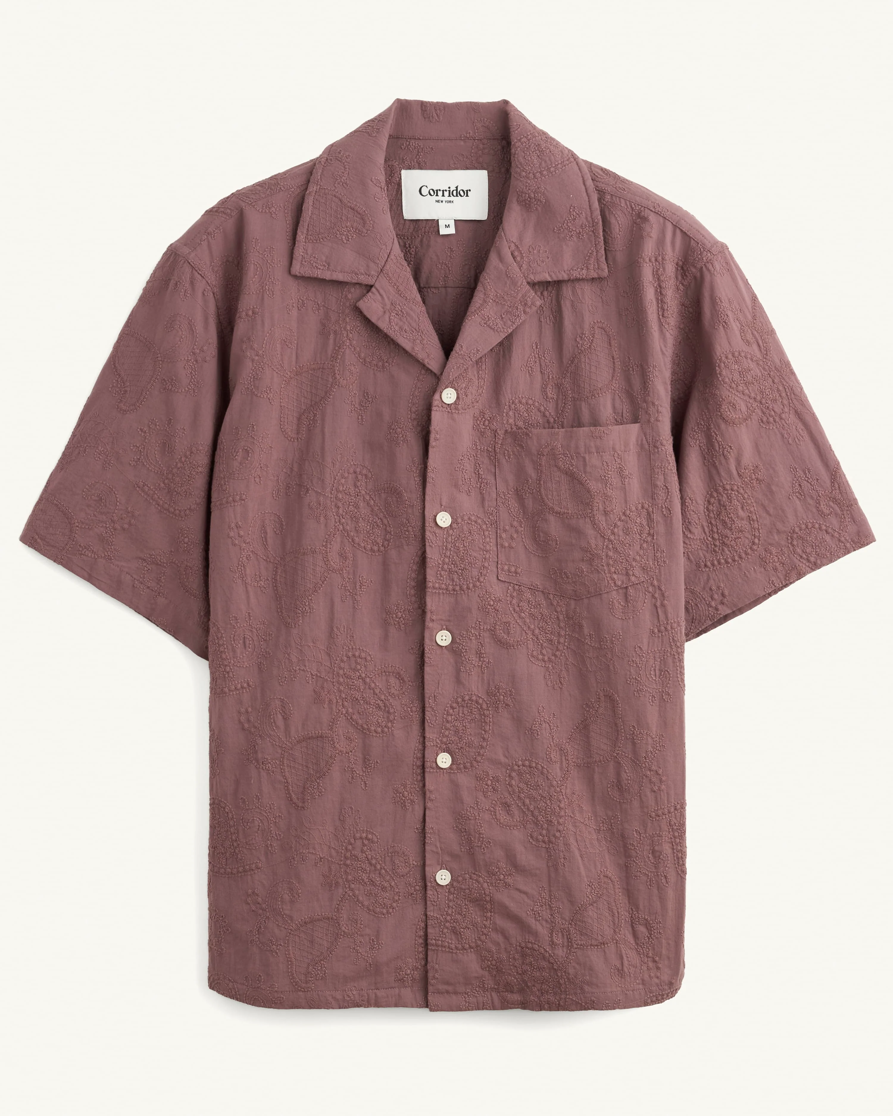 Paisley Embroidery SS - Purple - Image 2