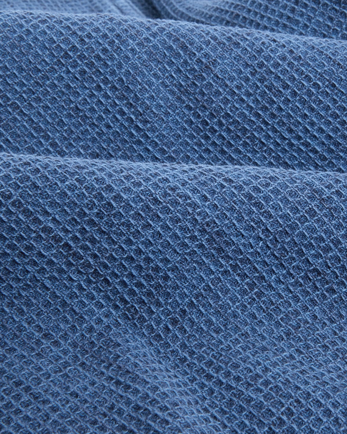 Pigment Dyed Waffle LS - Indigo - Image 4