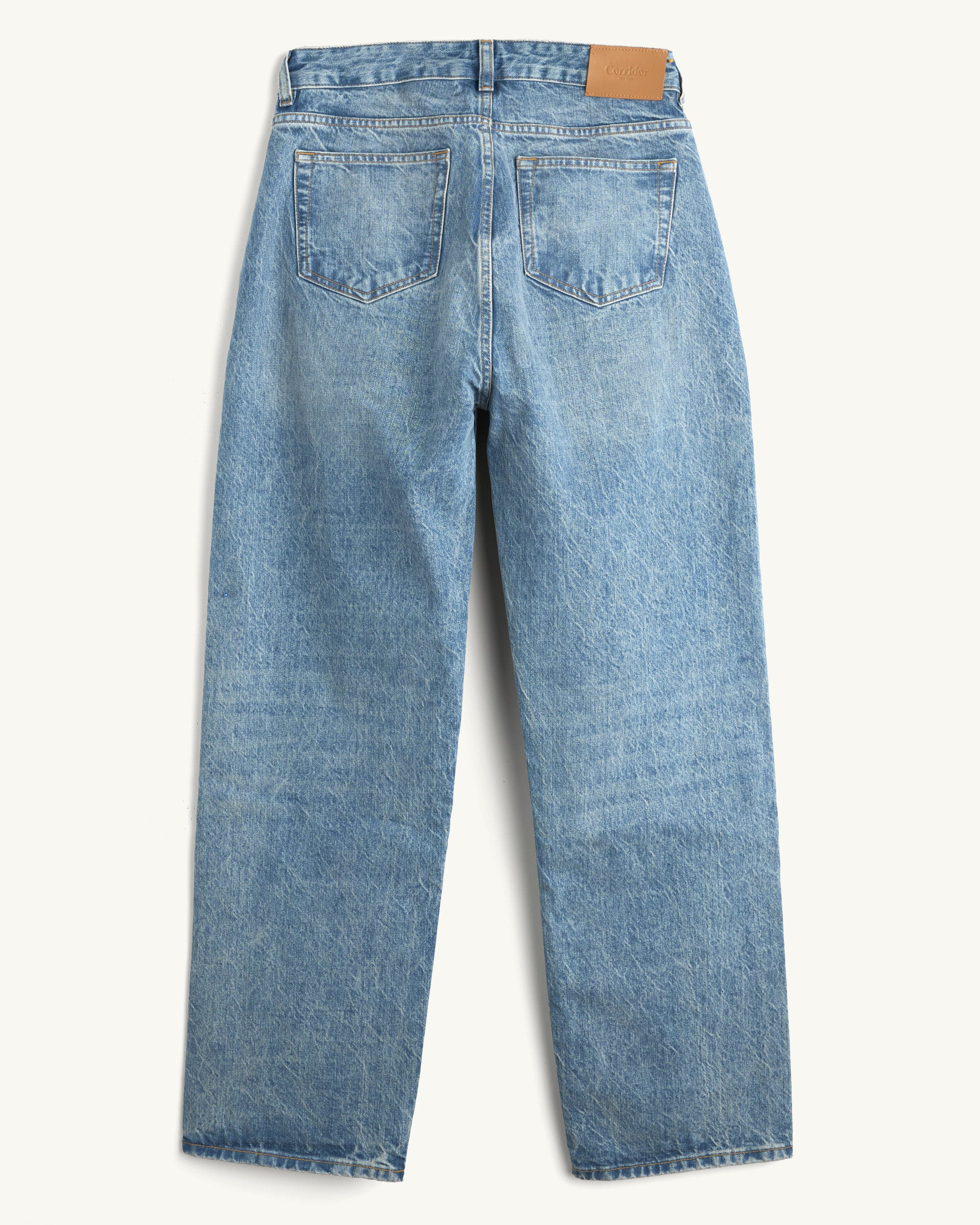 Selvedge 5 Pocket Jean - Bleach Wash - Image 2