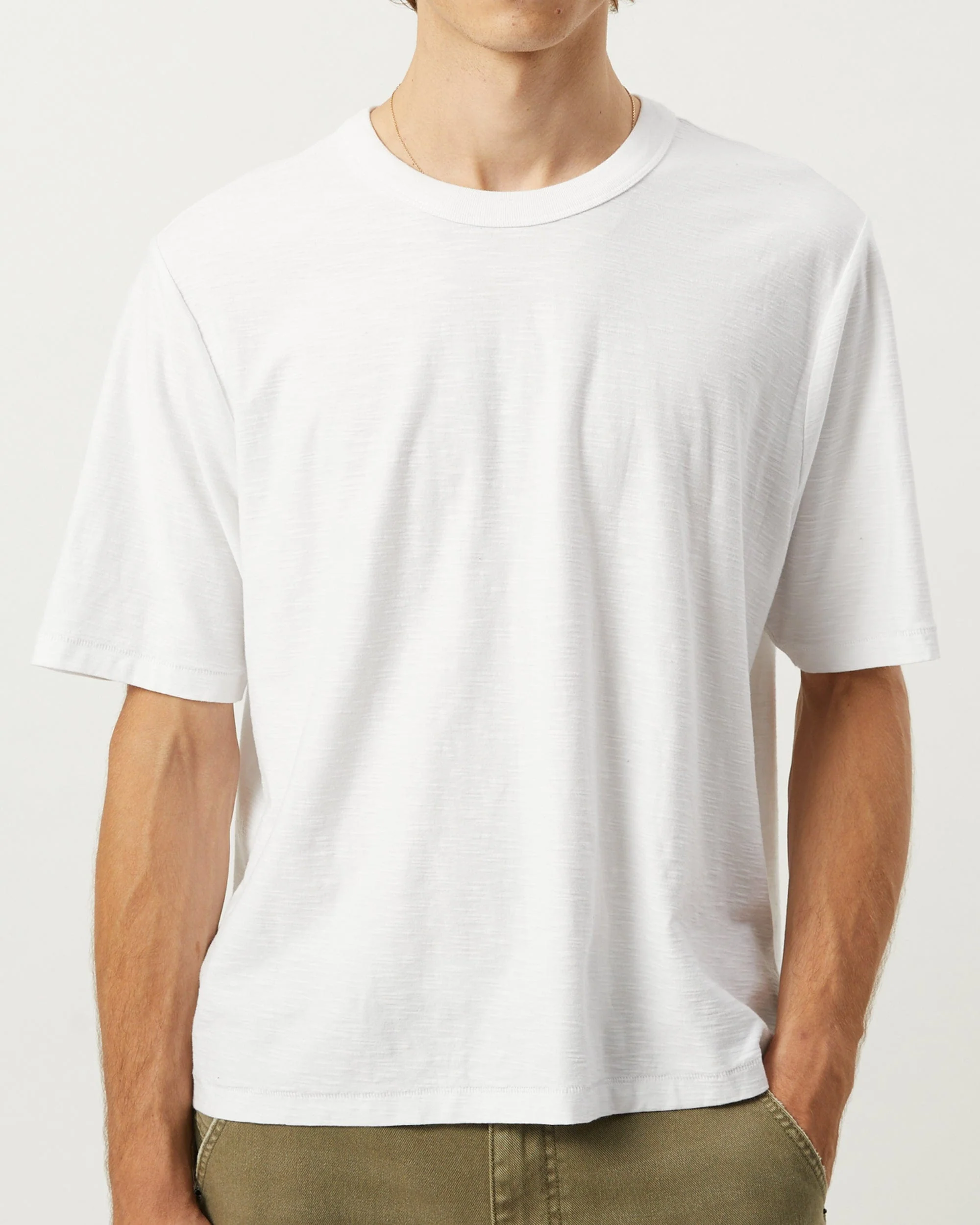 Slub Tee - White - Image 3