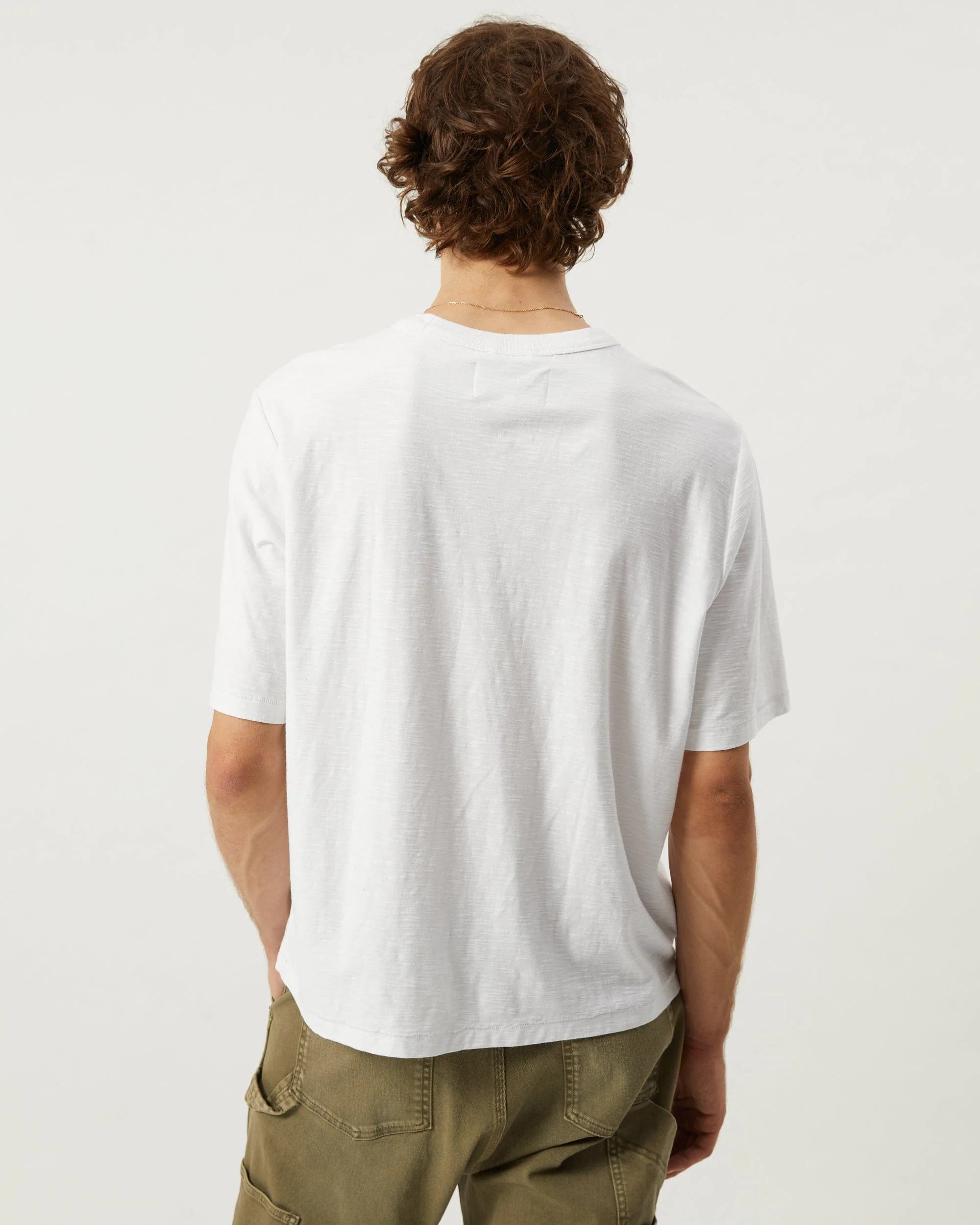 Slub Tee - White - Image 4