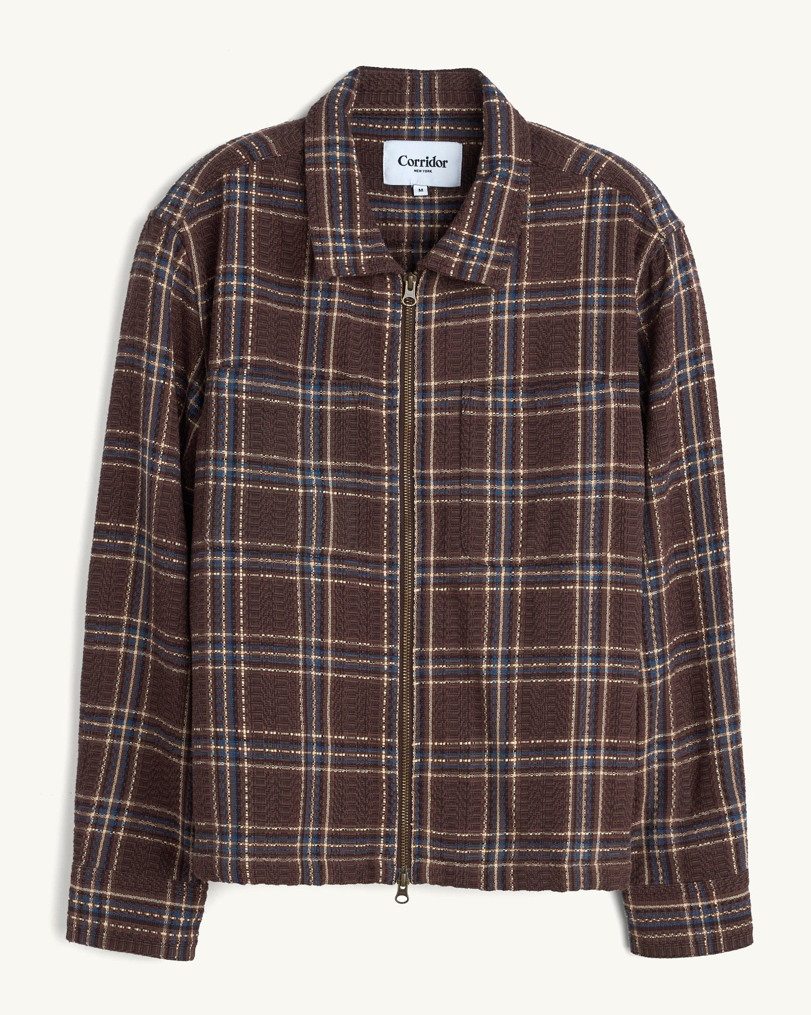 Venice Plaid Zip Shirt