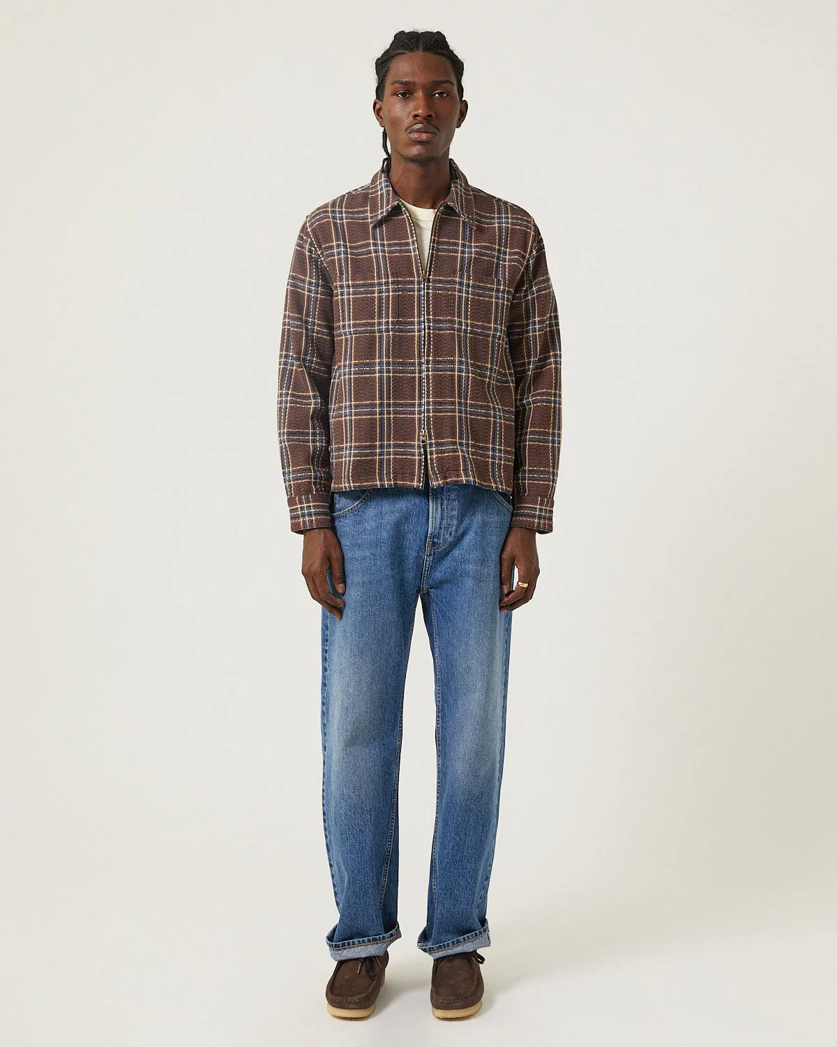 Venice Plaid Zip Shirt - Image 2