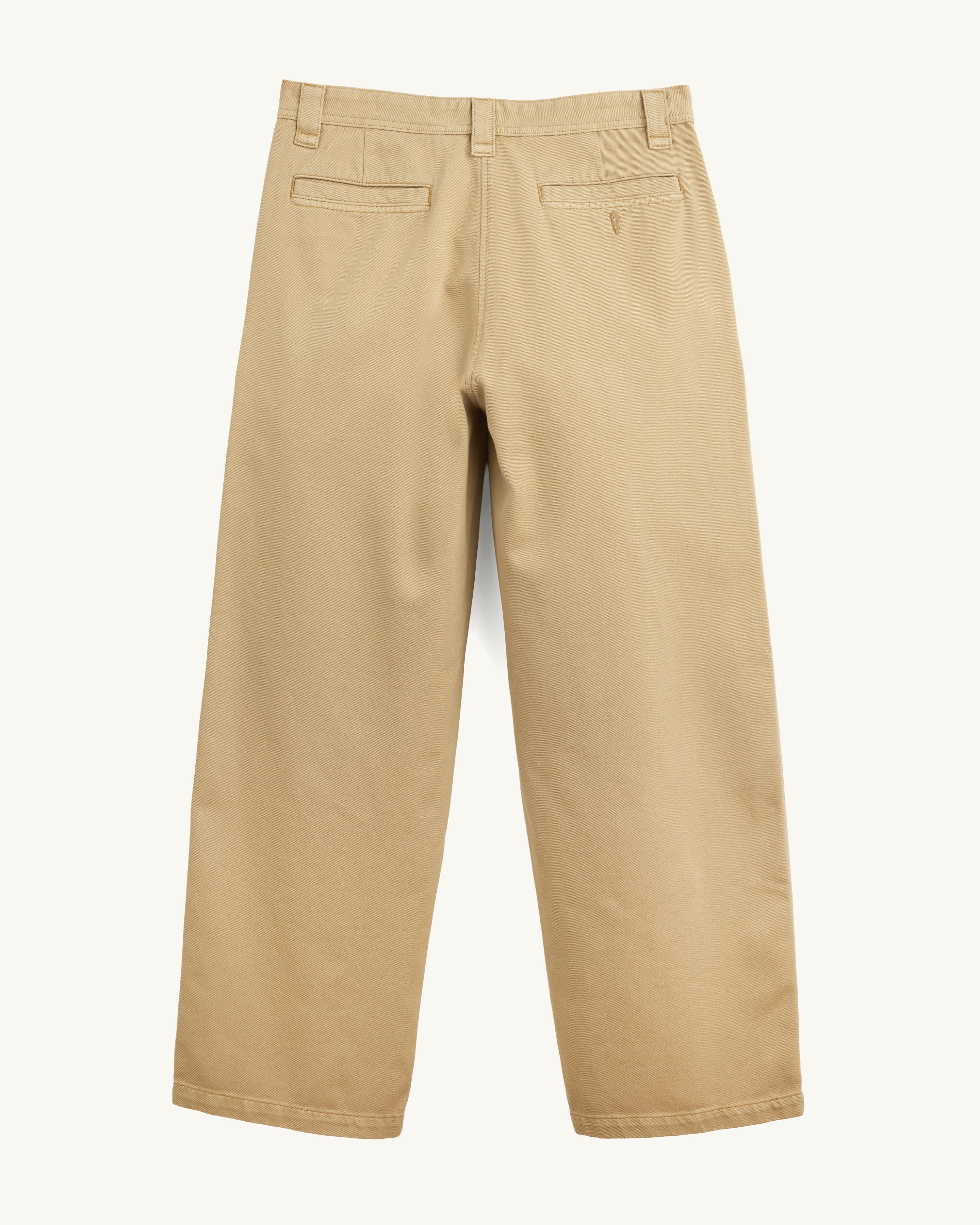 Wide Twill Pant - Tan - Image 2