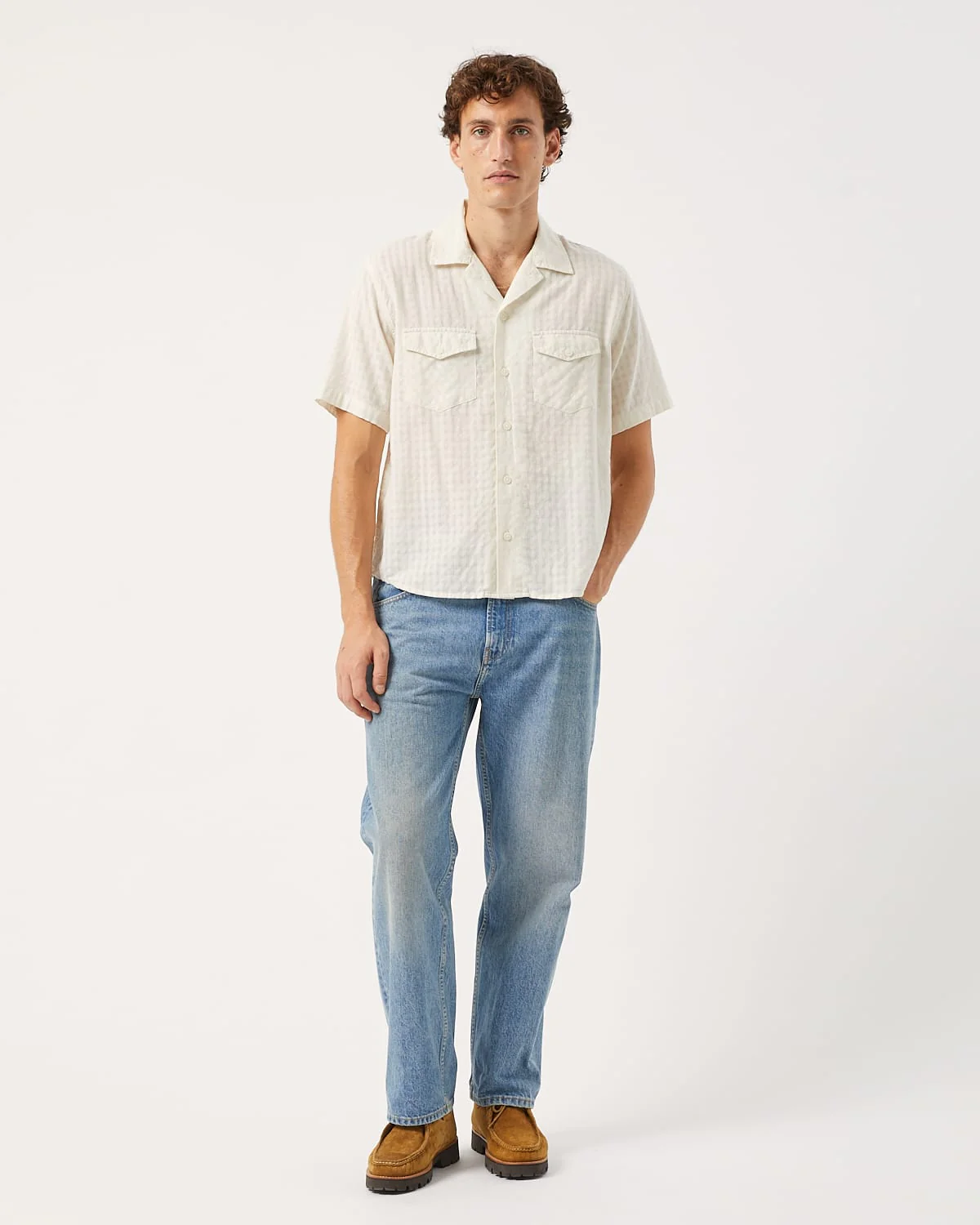 Windowpane Check SS - Natural - Image 2